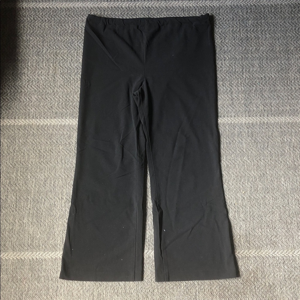 Black Women's Pull-On Wide Leg Pants